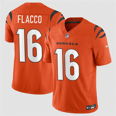 Nike Cincinnati Bengals #16 Joe Flacco Perine Orange Vapor Untouchable Stitched Football Jersey