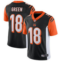 Nike Cincinnati Bengals #18 A.J. Green Black Vapor Untouchable Limited Authentic Stitched NFL Jersey
