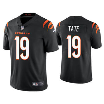 Nike Cincinnati Bengals #19 Auden Tate Black Vapor Untouchable Stitched Football Jersey