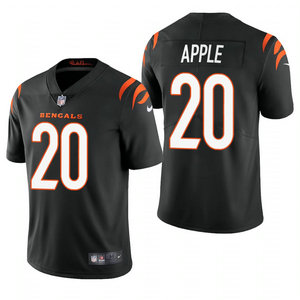 Nike Cincinnati Bengals #20 Eli Apple Black 2021 Vapor Untouchable Authentic Stitched NFL Jersey