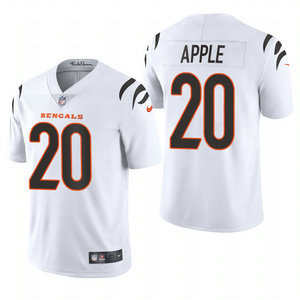 Nike Cincinnati Bengals #20 Eli Apple White 2021 Vapor Untouchable Authentic Stitched NFL Jersey