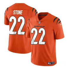 Nike Cincinnati Bengals #22 Geno Stone Orange Vapor Untouchable Football Stitched Jersey