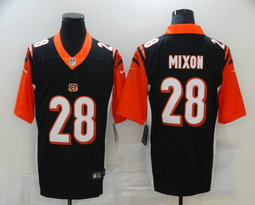 Nike Cincinnati Bengals #28 Joe Mixon Black 2021 Vapor Untouchable Authentic Stitched NFL Jerseys