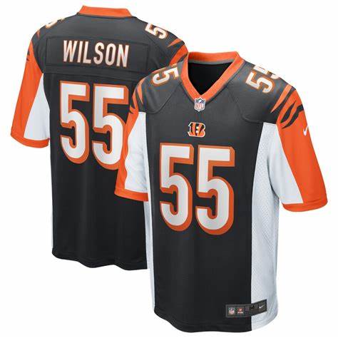 Nike Cincinnati Bengals #55 Logan Wilson Black Game Authentic Stitched NFL Jersey