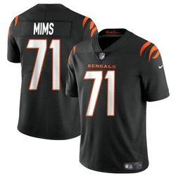 Nike Cincinnati Bengals #71 Amarius Mims Black 2024 Draft Vapor Untouchable Football Jersey