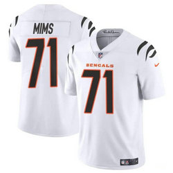 Nike Cincinnati Bengals #71 Amarius Mims White 2024 Draft Vapor Untouchable Football Jersey