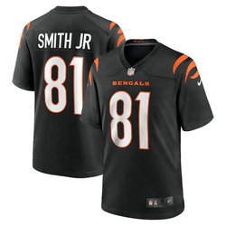 Nike Cincinnati Bengals #81 Irv Smith Jr Blue Vapor untouchable Authentic stitched NFL jersey