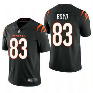 Nike Cincinnati Bengals #83 Tyler Boyd Black 2021 Vapor Untouchable Authentic Stitched NFL Jersey