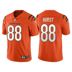 Nike Cincinnati Bengals #88 Hayden Hurst Orange Vapor Untouchable Stitched Jersey