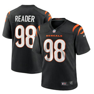 Nike Cincinnati Bengals #98 D.J. Reader Black Vapor Authentic Stitched NFL Jersey