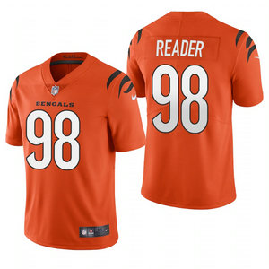 Nike Cincinnati Bengals #98 D.J. Reader Orange 2021 Vapor Untouchable Authentic Stitched NFL Jersey