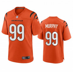 Nike Cincinnati Bengals #99 Myles Murphy Orange Vapor Untouchable Authentic Stitched NFL Jersey