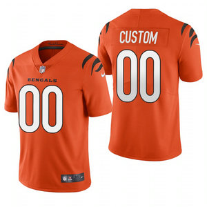 Nike Cincinnati Bengals Custom Orange 2021 Vapor Untouchable NFL Jersey