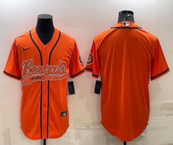 Nike Cincinnati Bengals Orange Joint adults Authentic Stitched baseball jersey