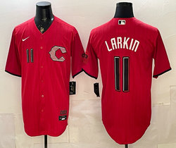 Nike Cincinnati Reds #11 Barry Larkin Red 2026 City MLB Jersey