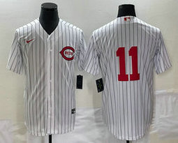 Nike Cincinnati Reds #11 Barry Larkin White Field of Dreams Authentic Stitched MLB jersey