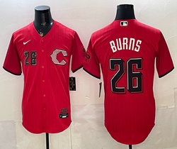 Nike Cincinnati Reds #26 Chase Burns Red 2026 City MLB Jersey