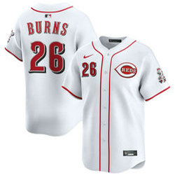 Nike Cincinnati Reds #26 Chase Burns White MLB Jersey