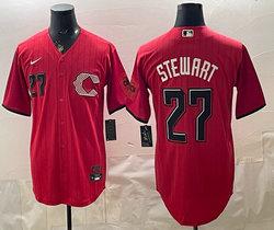 Nike Cincinnati Reds #27 Sal Stewart Red 2026 City MLB Jersey