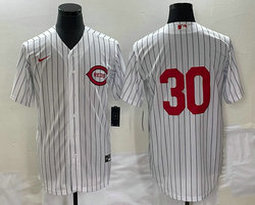 Nike Cincinnati Reds #30 Will Benson White Field of Dreams Authentic Stitched MLB jersey