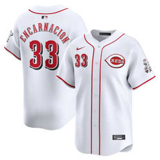 Nike Cincinnati Reds #33 Christian Encarnacion White 2024 Authentic Stitched MLB Jersey