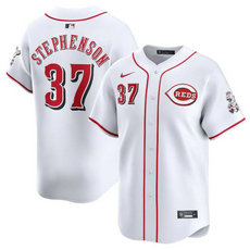 Nike Cincinnati Reds #37 Tyler Stephenson White 2024 Authentic Stitched MLB Jersey