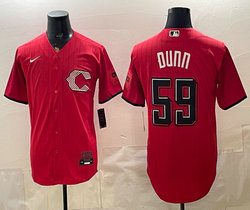 Nike Cincinnati Reds #99 Justin Dunn Red 2026 City MLB Jersey