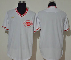 Nike Cincinnati Reds #Blank White Cooperstown Collection Authentic Stitched MLB Jersey