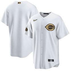 Nike Cincinnati Reds Blank White 2022 All Star Authentic Stitched MLB Jersey