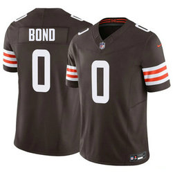 Nike Cleveland Browns #0 Isaiah Bond Brown 2026 Draft Authentic Stitched NFL Jersey