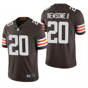 Nike Cleveland Browns #1 Gregory Newsome II Brown 2021 NFL Draft Authentic Stitched NFL jersey