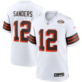 Nike Cleveland Browns #12 Shedeur Sanders 1962 White NFL jersey