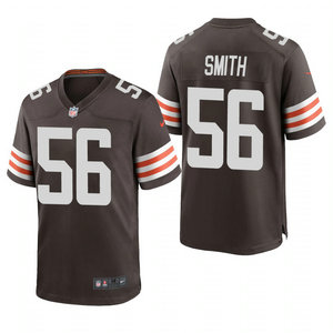 Nike Cleveland Browns #56 Malcolm Smith Brown Authentic Stitched NFL jersey