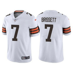 Nike Cleveland Browns #7 Jacoby Brissett White Vapor Untouchable Authentic Stitched NFL Jersey