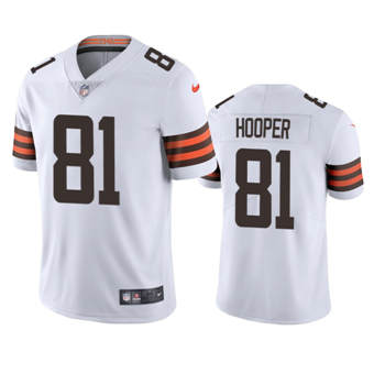 Nike Cleveland Browns #81 Austin Hooper White Vapor Untouchable Authentic stitched NFL jersey