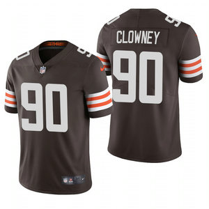 Nike Cleveland Browns #90 Jadeveon Clowney Brown Authentic Stitched NFL jersey