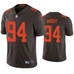 Nike Cleveland Browns #94 Alex Wright Brown Rush Authentic stitched NFL jersey