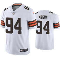 Nike Cleveland Browns #94 Alex Wright White Vapor Untouchable Authentic stitched NFL jersey
