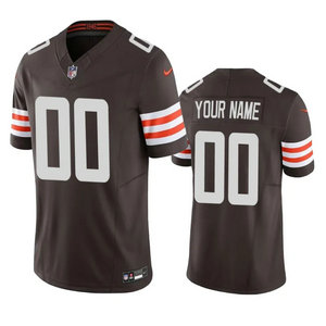 Nike Cleveland Browns Custom Brown 2023 F.U.S.E Authentic Stitched NFL Jersey
