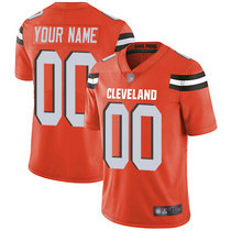 Nike Cleveland Browns Customized Orange Limited Vapor Untouchable Authentic Stitched NFL Jerseys