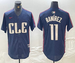 Nike Cleveland Indians #11 José Ramírez 2024 City Authentic Stitched MLB Jersey
