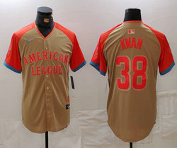 Nike Cleveland Indians #38 Steven Kwan 2024 All Star MLB Jersey