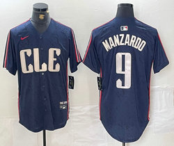 Nike Cleveland Indians #9 Kyle Manzardo 2024 City Authentic Stitched MLB Jersey