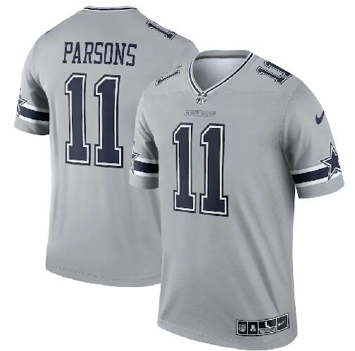 Nike Dallas Cowboys #11 Micah Parsons Grey Inverted Legend Vapor Untouchable Authentic Stitched NFL jersey