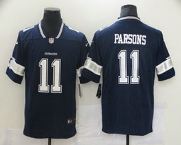 Nike Dallas Cowboys #11 Micah Parsons Navy 2021 NFL Draft Vapor Untouchable Limited Jersey