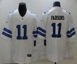 Nike Dallas Cowboys #11 Micah Parsons White 2021 NFL Draft Vapor Untouchable Limited Jersey