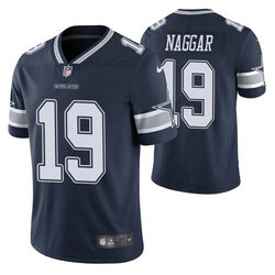 Nike Dallas Cowboys #19 Chris Naggar Navy Blue Vapor Untouchable Authentic Stitched NFL Jersey