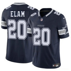 Nike Dallas Cowboys #20 Kaiir Elam Navy Authentic Stitched NFL Jersey
