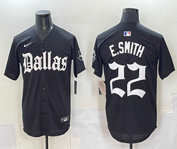 Nike Dallas Cowboys #22 Emmitt Smith Black 5(V) Authentic Stitched NFL Jersey