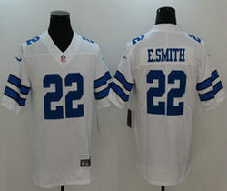 Nike Dallas Cowboys #22 Emmitt Smith White Vapor Untouchable Limited Authentic Stitched NFL Jersey